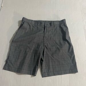 PGA Tour Men's Gray Plaid Shorts